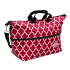 Logo Brand Ohio State Buckeyes Quatrefoil Expandable Tote, Women's, Red
