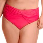 Plus Size Paramour Twisted High-waisted Bikini Bottoms, Women's, Size: 2xl, Brt Red