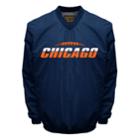 Men's Franchise Club Tone City Chicago Football Windshell Pullover Jacket, Size: Xxl, Blue (navy)