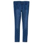 Girls 4-7 Sonoma Goods For Life&trade; Dotted Leggings, Girl's, Size: 5, Dark Blue
