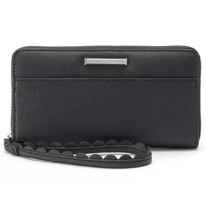 Dana Buchman Ava Zip Around Wristlet, Women's, Grey