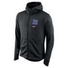Men's Nike Duke Blue Devils Elite Fleece Hoodie, Size: Xl, Grey (charcoal)