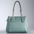 Simply Vera Vera Wang Bedford Triple Entry Satchel, Women's, Med Blue