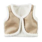 Toddler Girl Carter's Fleece-lined Faux-suede Vest, Size: 3t, Beige Oth