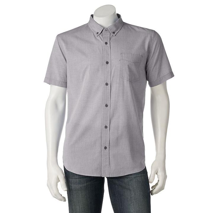 Men's Levi's&reg; Dasan Button-down Shirt, Size: Xl, Light Grey