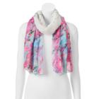 Manhattan Accessories Co. Abstract Oblong Scarf, Women's, Med Pink