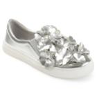 Journee Collection Mizey Women's Sneakers, Size: Medium (6), Silver