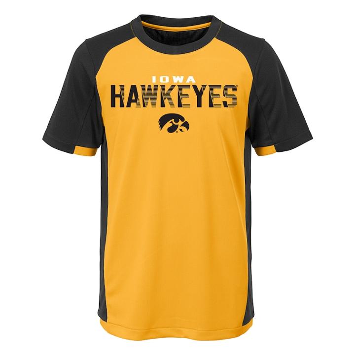 Boys 8-20 Iowa Hawkeyes Circuit Breaker Tee, Size: S 8, Gold