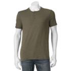 Men's Sonoma Goods For Life&trade; Flexwear Classic-fit Henley, Size: Xl, Dark Green