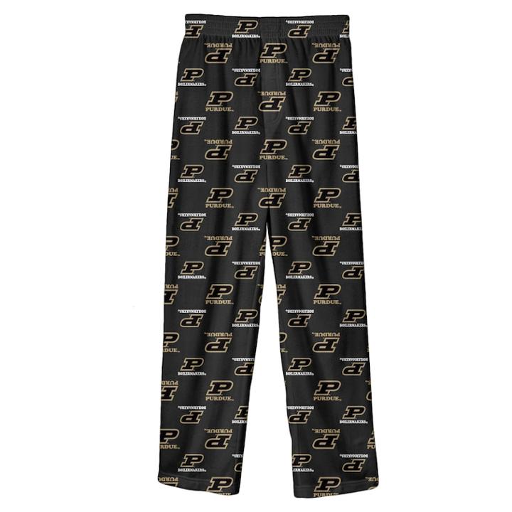 Boys 8-20 Purdue Boilermakers Team Logo Lounge Pants, Size: M 10-12, Black