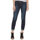 Women's Apt. 9&reg; Tummy Control Cuffed Capri Jeans, Size: 16, Dark Blue