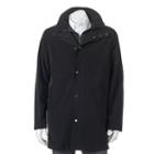 Men's Savile Row Quincy All-weather Coat, Size: Xxl, Black