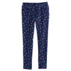 Girls 4-12 Jumping Beans&reg; Print Full-length Leggings, Size: 6, Blue