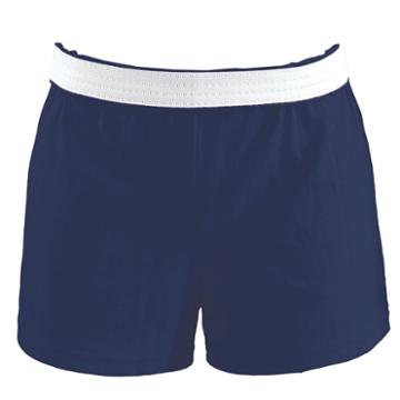 Juniors' Soffe Fold-over Athletic Shorts, Girl's, Size: Large, Blue