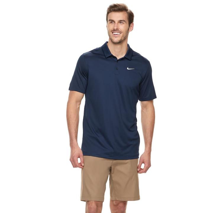 Big & Tall Nike Dri-fit Polo, Men's, Size: Xl Tall, Blue (navy)