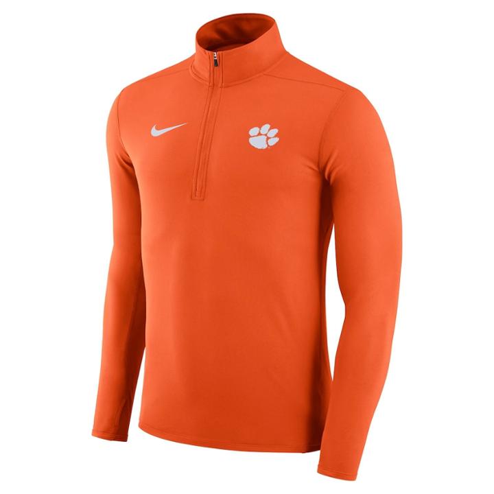 Men's Nike Clemson Tigers Dri-fit Element Pullover, Size: Xl, Orange