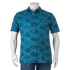Big & Tall Croft & Barrow&reg; Classic-fit Patterned Crosshatch Button-down Shirt, Men's, Size: 3xl Tall, Blue (navy)
