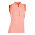 Plus Size Nancy Lopez Geo Sleeveless Golf Polo, Women's, Size: 1xl, Med Orange