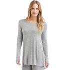 Women's Cuddl Duds Soft Knit Tunic Top, Size: Medium, Med Grey