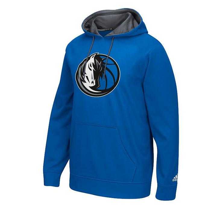 Men's Adidas Dallas Mavericks Fleece Tip Off Playbook Hoodie, Size: Xxl, Blue