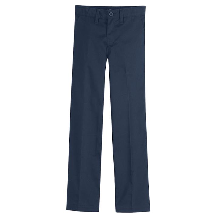 Boys 8-20 Dickies Flex Slim-fit Straight-leg Ultimate Khaki Pants, Size: 14, Dark Blue