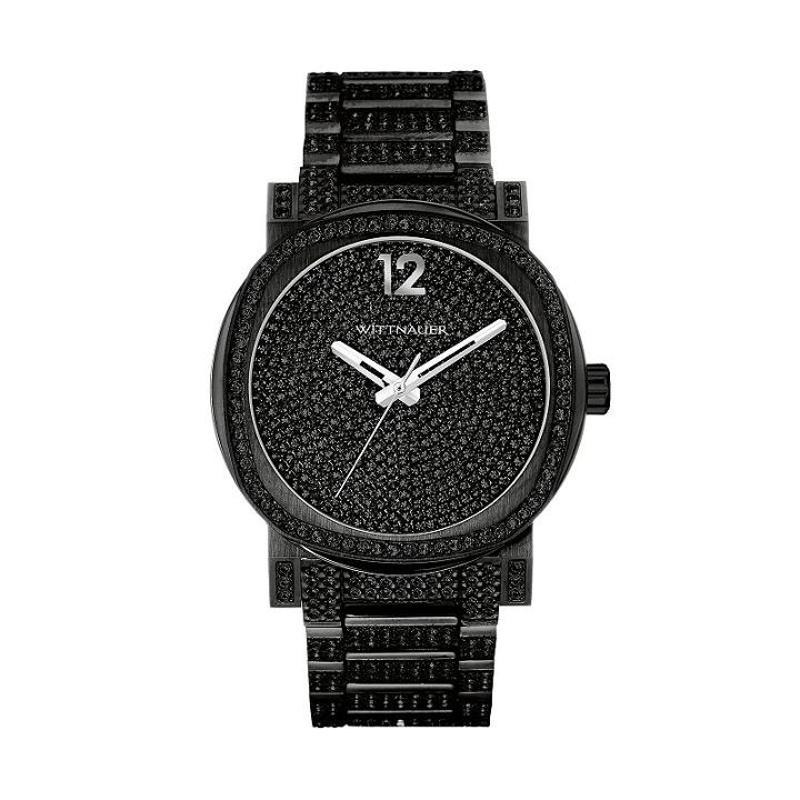 Wittnauer Men's Crystal Stainless Steel Watch - Wn3008, Black