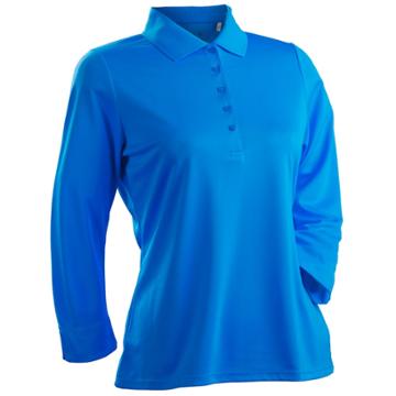 Nancy Lopez Luster Golf Top - Women's, Size: Large, Brt Blue