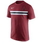 Men's Nike Arkansas Razorbacks Team Stripe Tee, Size: Small, Dark Red