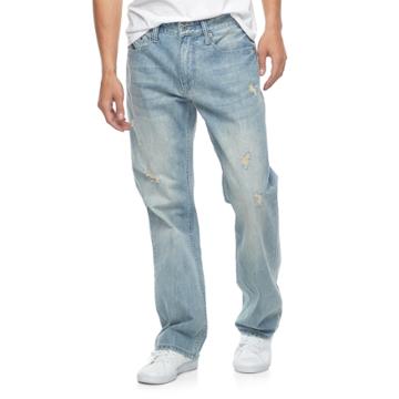 Men's Flypaper Bootcut Light Jeans, Size: 32x30, Blue