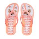 Girls 4-16 Fox Glitter Thong Flip Flop Sandals, Size: 10/11, Med Red