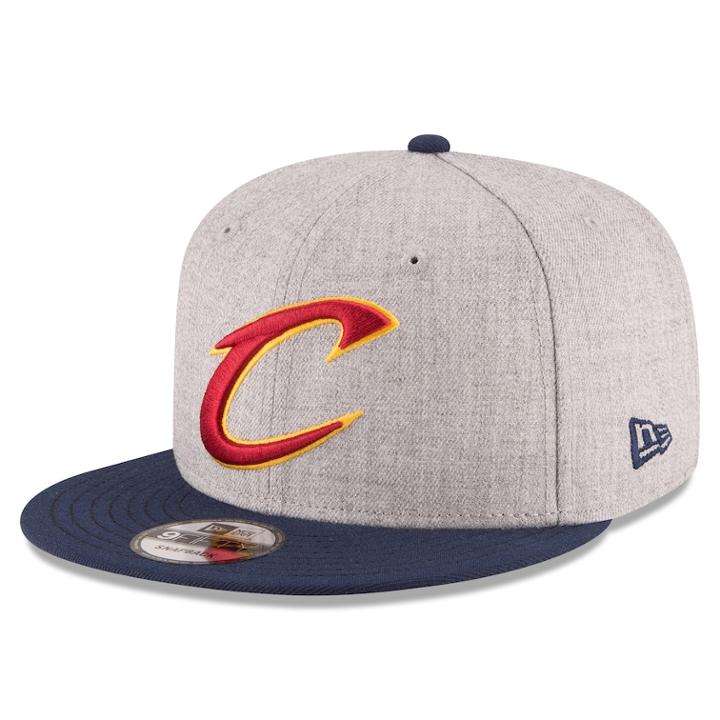 Adult New Era Cleveland Cavaliers 9fifty Adjustable Cap, Men's, Grey Other