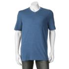 Big & Tall Croft & Barrow&reg; Signature Pocket V-neck Tee, Men's, Size: Xxl Tall, Dark Blue