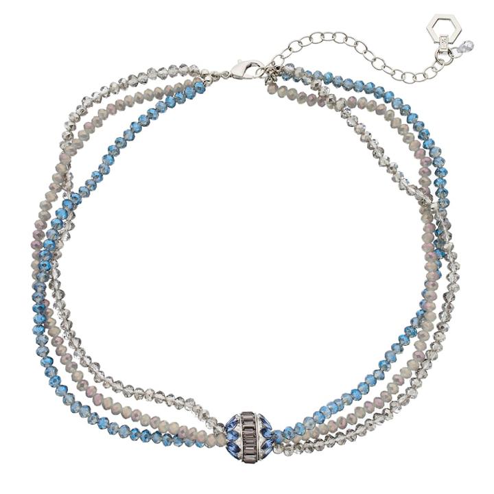 Simply Vera Vera Wang Multistrand Beaded Necklace, Women's, Blue