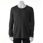 Men's Sonoma Goods For Life&trade; Solid Thermal Tee, Size: Small, Med Grey