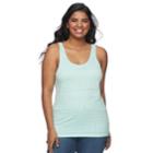 Juniors' Plus Size So&reg; Lace Tank, Teens, Size: 1xl, Light Blue
