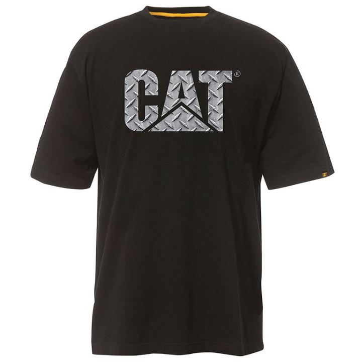 Men's Caterpillar Custom Logo Tee, Size: Xxl, Yellow
