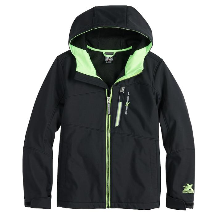 Boys 8-20 Zeroxposur Warrior Jacket, Size: Small, Black
