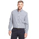 Men's Arrow Trail Blazer Classic-fit Plaid Button-down Shirt, Size: Medium, Blue
