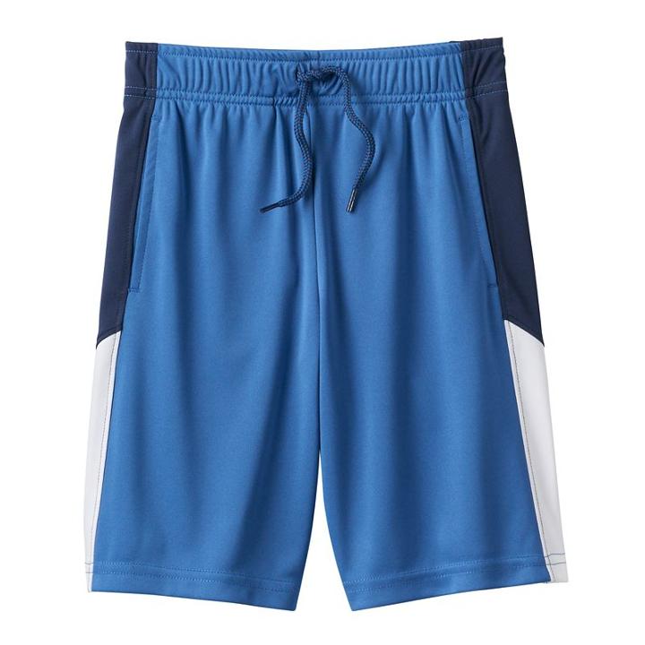 Boys 4-10 Jumping Beans&reg; Two-tone Side Stripe Performance Shorts, Boy's, Size: 7, Blue (navy)