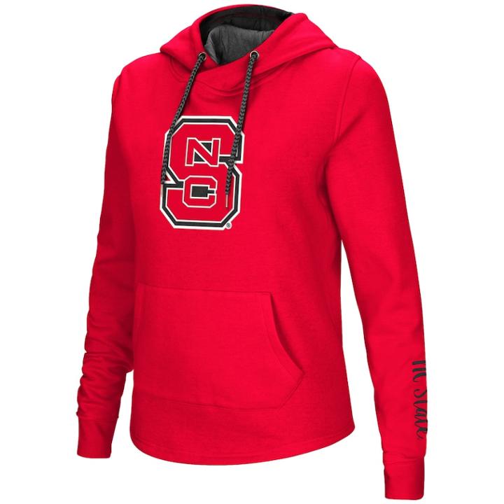 Women's North Carolina State Wolfpack Crossover Hoodie, Size: Medium, Med Red