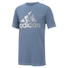 Boys 8-20 Adidas Logo Graphic Tee, Size: Xl, Dark Grey