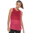 Women's Nike Breathe Striped Training Tank, Size: Xl, Brt Red