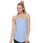 Juniors' So&reg; High-low Racerback Tank, Teens, Size: Small, Med Blue