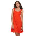 Women's Apt. 9&reg; Knot A-line Dress, Size: Xl, Orange