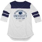 Juniors' Blue 84 Penn State Nittany Lions Arm Stripe Tee, Women's, Size: Xl, White