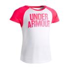 Girls 4-6x Under Armour Raglan Tee, Size: 6, White