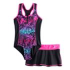 Girls 7-16 & Plus Size Zeroxposur One-piece With Skirt, Size: 10, Med Pink
