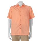 Men's Havanera Floral Jacquard Button-down Shirt, Size: Xxl, Lt Orange