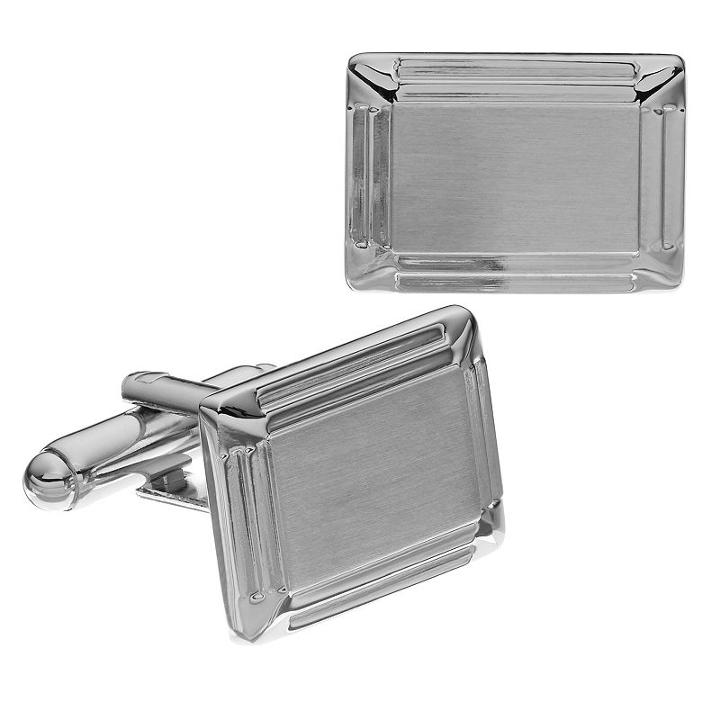 Croft & Barrow&reg; Keith Cuff Links, Men's, Silver