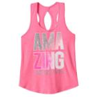 Girls 7-16 & Plus Size So&reg; Keyhole Cutout Tank Top, Girl's, Size: 12, Brt Pink